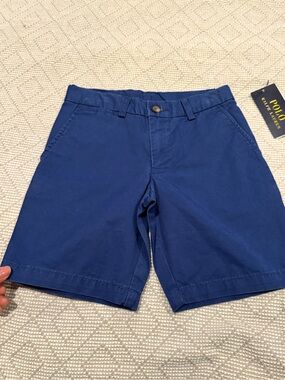 Ralph Lauren Boys Navy Blue Chino Shorts